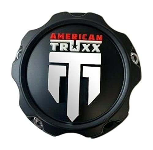 American Truxx C1081502090F-11 Matte Black Wheel Center Cap