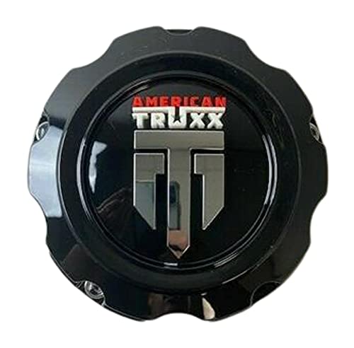 American Truxx C1081502090F-15 Gloss Black Wheel Center Cap