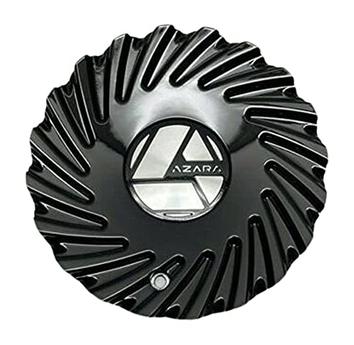 Azara Gloss Black Wheel Center Cap C244L173S-B - wheelcentercaps