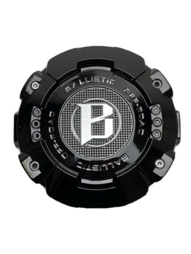 Ballistic Off-Road Gloss Black Wheel Center Cap CAP OR-NB-1 - Wheel Center Caps