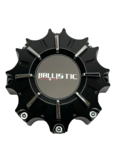 Ballistic Off-Road Matte Black 8 Lug Wheel Center Cap WX-11-CAP SGD0010 - Wheel Center Caps