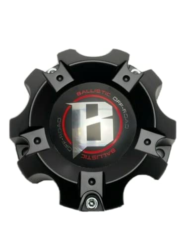 Ballistic Off-Road Matte Black Wheel Center Cap CAP-WX01-150-5H - Wheel Center Caps