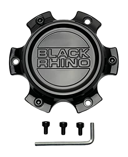 Black Rhino Wheels 1910S05 CCBR46135140GB Gloss Black Center Cap - Wheel Center Caps