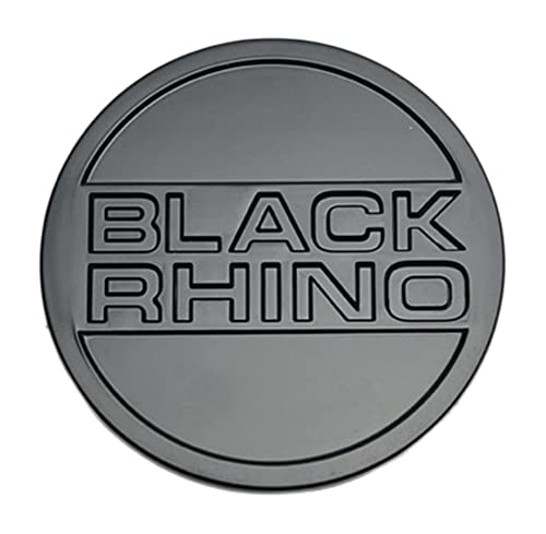 Black Rhino Wheels PSC002ADBK1 CCBRPSC002MB Black Center Cap - Wheel Center Caps