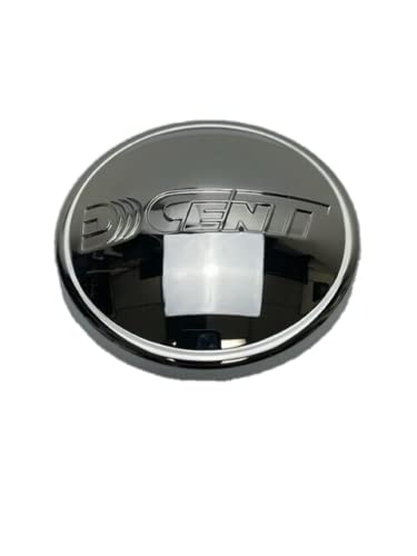 Dcenti Chrome Snap in Wheel Center Cap CCDW1-2P SJ812-27 - Wheel Center Caps