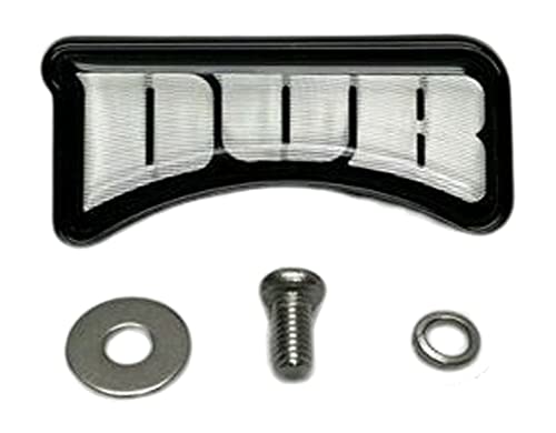 DUB Wheels Spinner Nasty Logo Plate with Screws