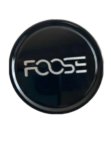 Foose 1003-22-07GBS Gloss Black Wheel Center Cap - Wheel Center Caps