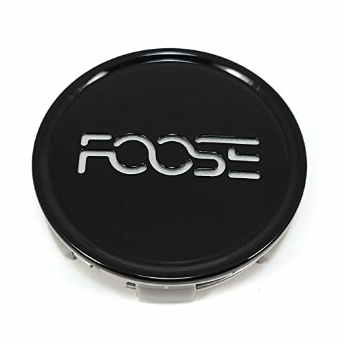 Foose 1003-24-07GBS Gloss Black Wheel Center Cap - Wheel Center Caps