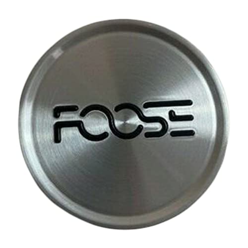 Foose 1003-24-07GRBL Gloss Silver Machined Wheel Center Cap - Wheel Center Caps