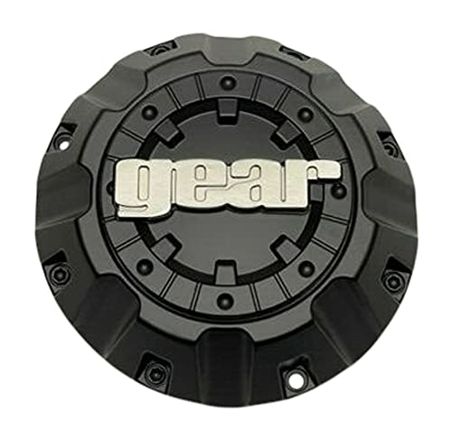 Gear Matte Black Wheel Center Cap 310L206 S1001-06 S001-07 310L206-2 - wheelcentercaps