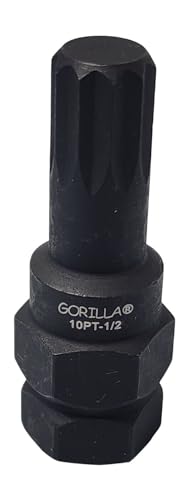 Gorilla Automotive 10PT-12 10PT 1/2 Star Key Lug Nut Removal Key - Wheel Center Caps