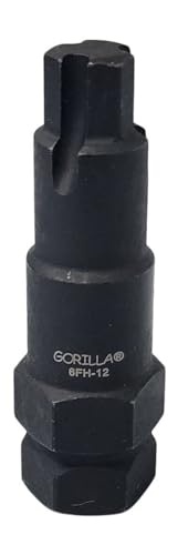 Gorilla Automotive 6FH-12 6FH 12 Hex Tech Key Lug Nut Removal Key - Wheel Center Caps