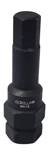 Gorilla Automotive 6H-12 6H 12 Hex Tech Key Lug Nut Removal Key - Wheel Center Caps