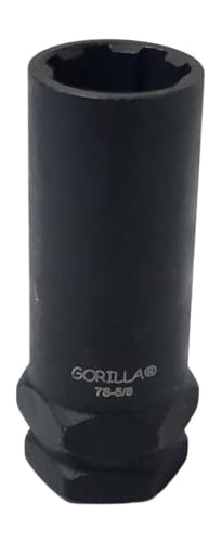 Gorilla Automotive 7S-58 7S -5/8 Spline Short Passenger Lug Nut Key - Wheel Center Caps