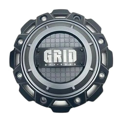 Grid Off-Road Matte Black Wheel Center Cap GD-8-CAP C8046L213 - Wheel Center Caps