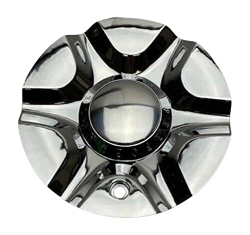 Incubus 763 Nemesis Chrome No Logo Wheel Center Cap EMR0763-TRUCK-CAP LG0902-19 - Wheel Center Caps