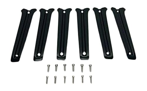 Incubus Viscera 842 24 Inch Gloss Black Inserts Set (6 PCS) EMR0842-2495-ZSJ - wheelcentercaps