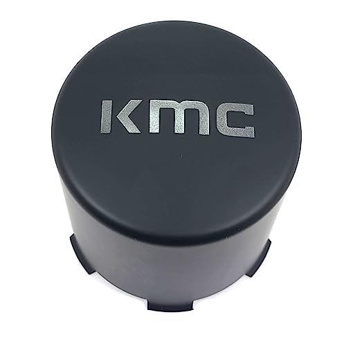 KMC Wheels Matte Black Wheel Center Hub Cap 4-1/4