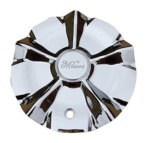 Milanni 442 Blizzard Chrome Wheel Rim Center Cap Centercap C442R 53482295F‑1 - wheelcentercaps