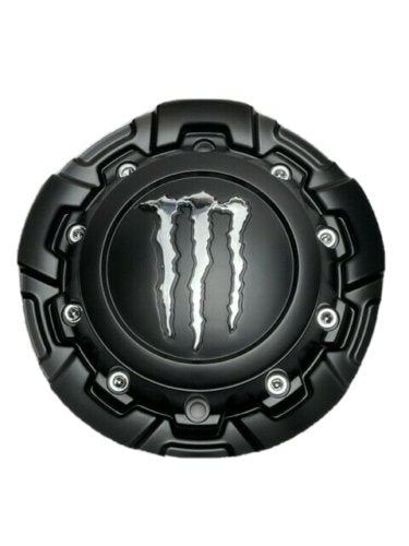 Monster Satin Black Wheel Center Cap 6033L217 6032K88 - Wheel Center Caps