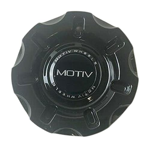 Motiv 432B Rigor Wheels CAP-MH2-B21 CAP5-BLACK Gloss Black Wheel Center Cap - wheelcentercaps
