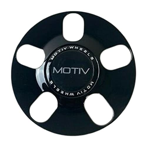 Motiv Wheels CAP-MH-B21 Gloss Black Wheel Center Cap - wheelcentercaps