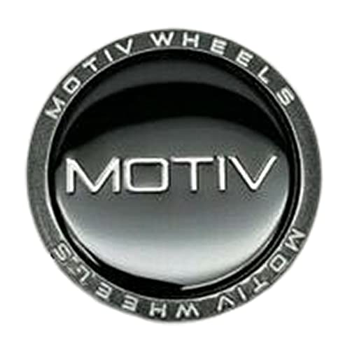 Motiv Wheels Gloss Black and Gray Snap in Wheel Center Cap CAP-MP-G21 CAP4-GRAPHIT - wheelcentercaps