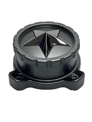 MSA 3 Cap - Gunmetal W/Chrome Star - Wheel Center Caps