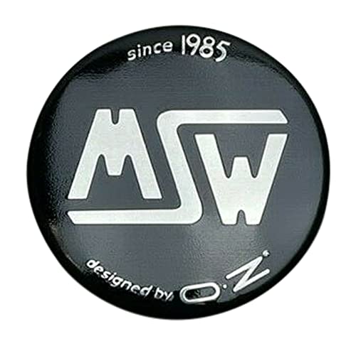 MSW by OZ Since 1985 Gloss Black Snap in Wheel Center Cap XC453SM