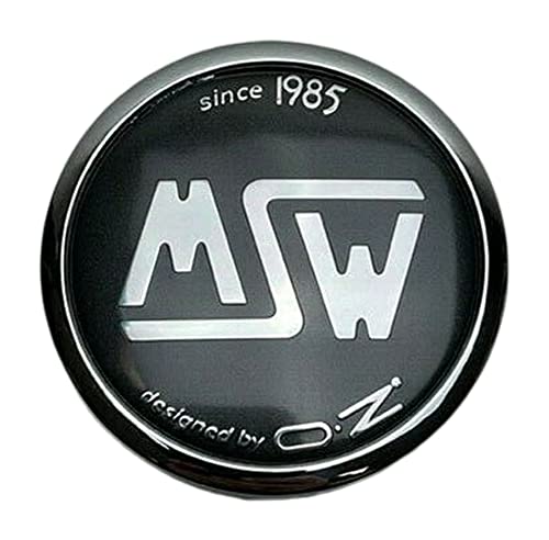 MSW by OZ Since 1985 Gray Snap in Wheel Center Cap XC566VW