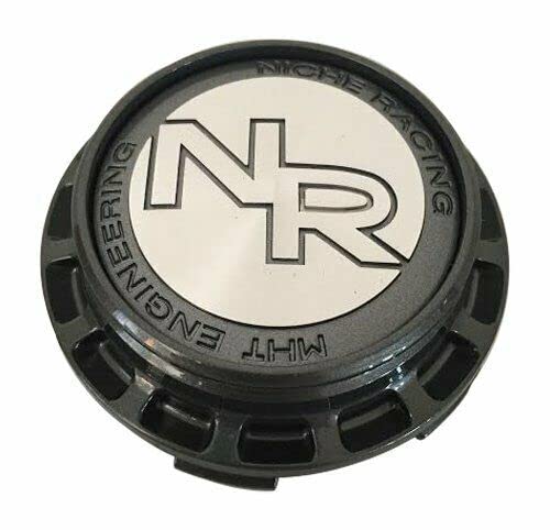 Niche Racing 1002-23 Cap M-777 Gun Metal Snap in Center Cap - Wheel Center Caps
