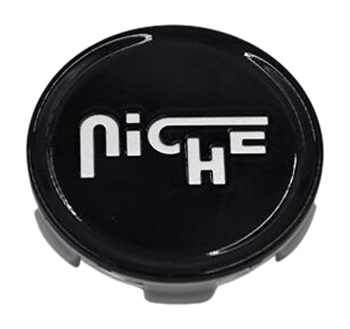 Niche Wheels 1003-22GBS Gloss Black Center Cap 2.70 Diameter - Wheel Center Caps