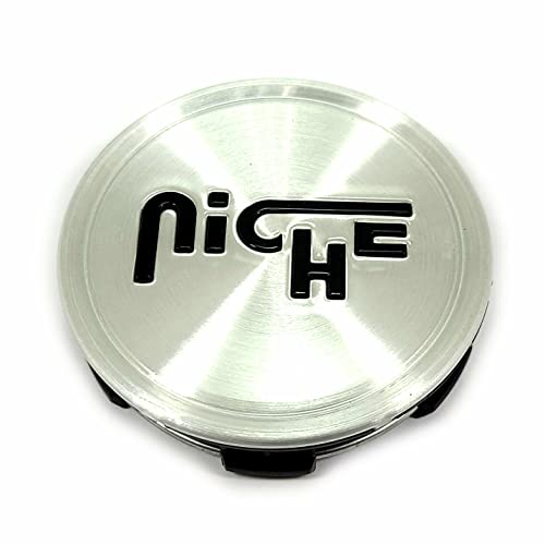 Niche Wheels 1003-24GRBL Silver Center Cap for 5 or 6 Lug M169 Turin - Wheel Center Caps