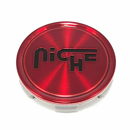 Niche Wheels Gloss Red Wheel Center Cap 1003-22QLB 1003-22 - Wheel Center Caps