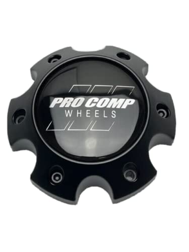 Pro Comp Matte Black 6 Lug Wheel Center Cap 1079L145 513965502 - Wheel Center Caps