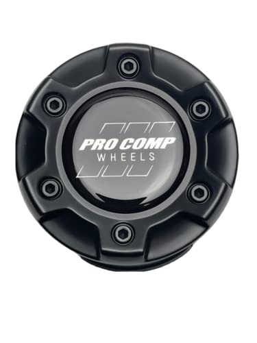 Pro Comp Matte Black Push Thru Wheel Center Cap 504434202 FT1-3-CAP - Wheel Center Caps