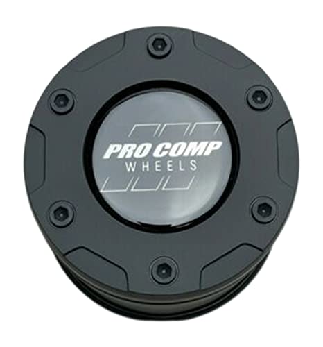 Pro Comp Matte Black Push Thru Wheel Center Cap 8515041 - Wheel Center Caps