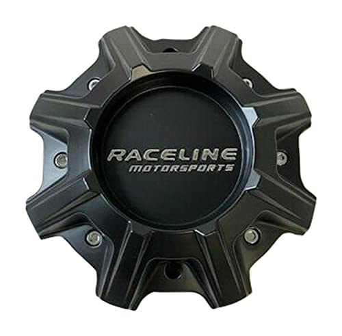 Raceline Motorsports CAP8035-2-U9B C816-2 Matte Black Center Cap - wheelcentercaps