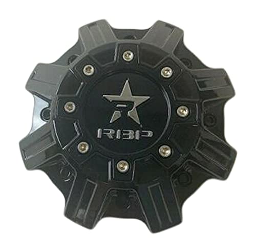 RBP Wheels CAP8040A-6-4-B C894-6-4 Gloss Black Wheel Center Cap - Wheel Center Caps