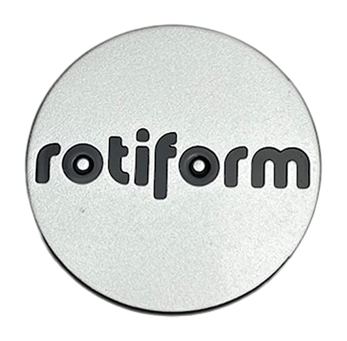 Rotiform Wheels 1003-40SB 1003-40 2.36 Inch Silver and Black Center Cap - Wheel Center Caps