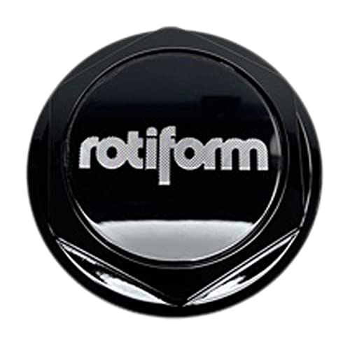Rotiform Wheels 32170-26UK Gloss Black Snap in Center Cap - wheelcentercaps
