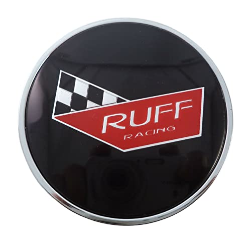 Ruff Racing Wheels 776C02+MB-196 20x10.5 19x9 Matte Black Center Cap - Wheel Center Caps