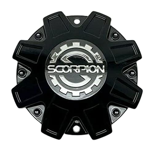 Scorpion Gloss Black Wheel Center Cap 245/247-CAP LG1606-67 - wheelcentercaps