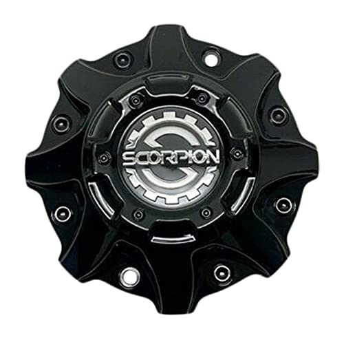 Scorpion Gloss Black Wheel Center Cap 289-CAP LG1807-22 SC30 - wheelcentercaps