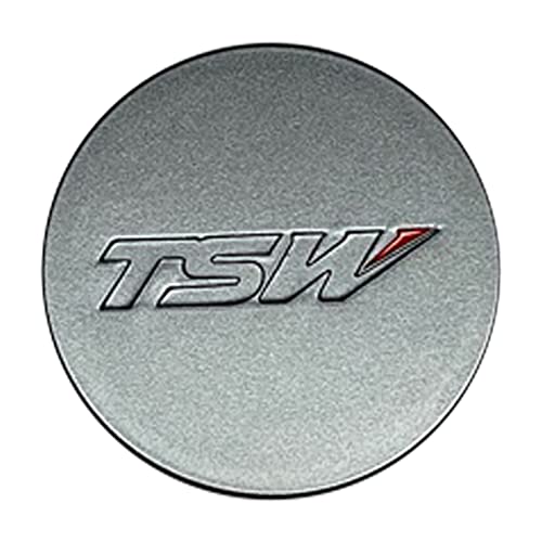 TSW Wheel PCG18-T PSCG18TMGMA Matte Gray Center Cap Snap in - wheelcentercaps
