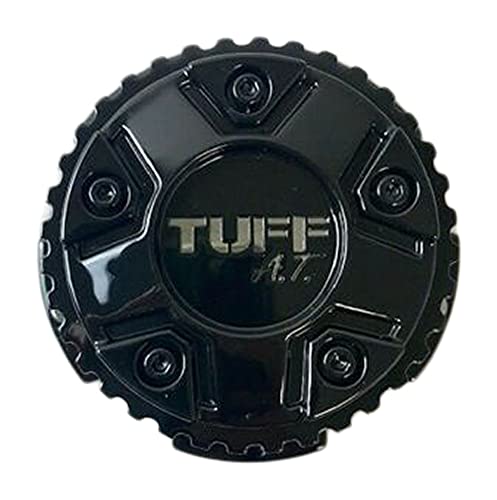 TUFF A.T 2321L128 Gloss Black Wheel Center Cap - wheelcentercaps