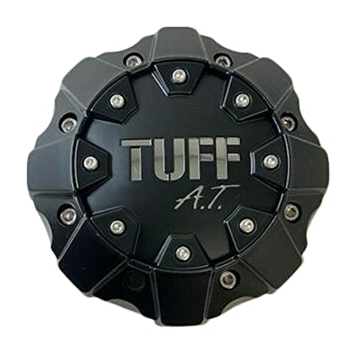 TUFF A.T. C809301CB3/C C809301-2CAP Matte Black Wheel Center Cap - wheelcentercaps