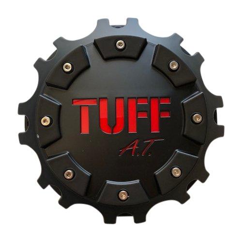 TUFF AT Wheels C6119-8 C6119-6CAP Black and Red Center Cap - wheelcentercaps