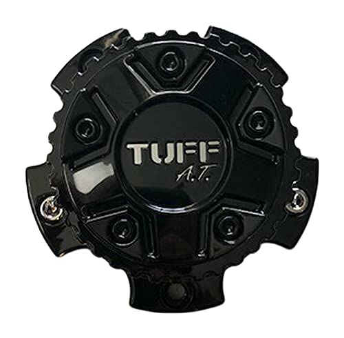 Tuff Wheels T15 2321L116 TT1554GBC 5x114 Gloss Black with Chrome Logo - wheelcentercaps