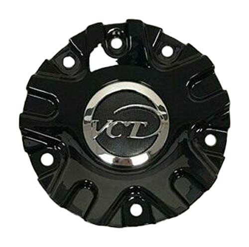 VCT V18 Gloss Black Wheel Center Cap 232-20-CAP - wheelcentercaps